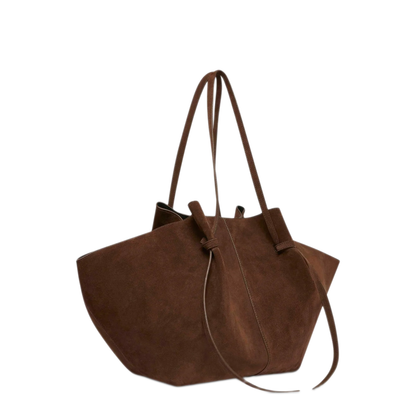 MAYFEYR - Yuzefi - Large Mochi Bag - LARGEMOCHISUEDECHOCOLATE