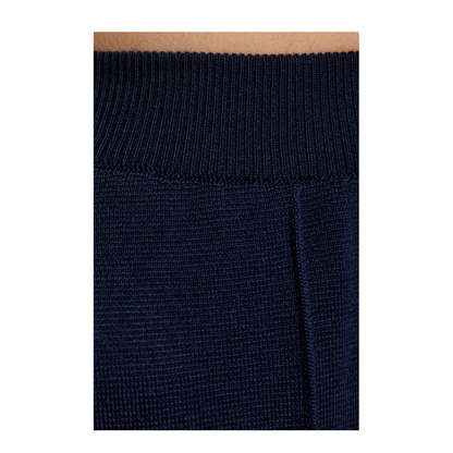 Wool Trousers with Stitching on the Legs