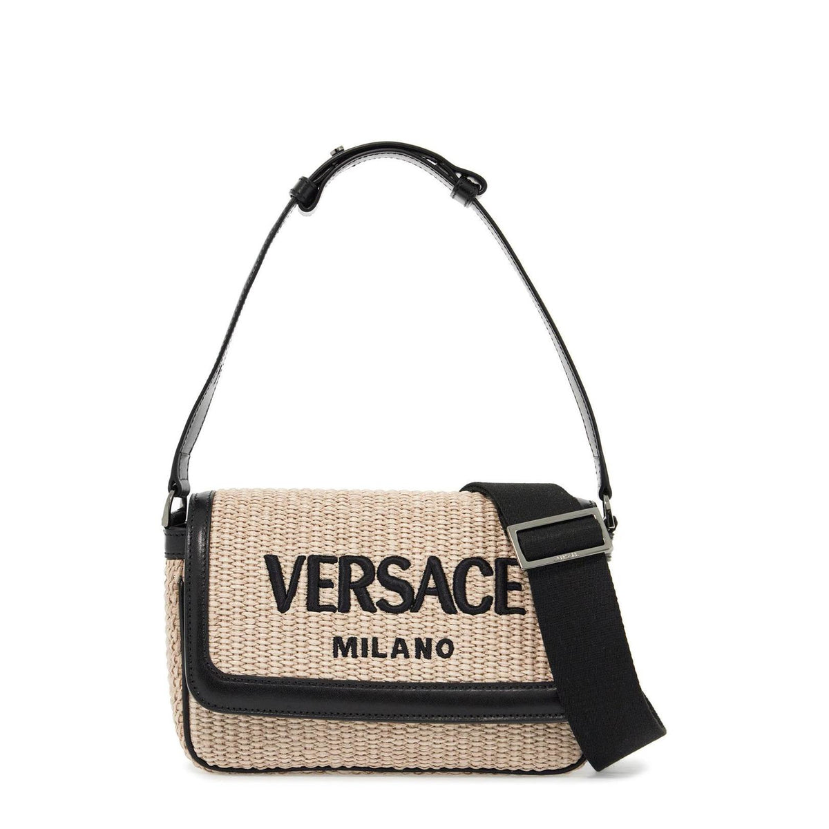 versace milano raffia bag