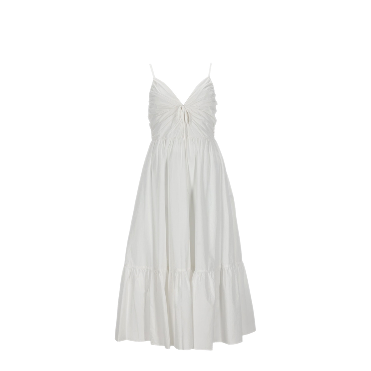 MAYFEYR - MICHAEL BY MICHAEL KORS - V Neck Midi Dress - MS683DHKLZ100WHITE