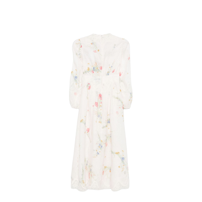 Lucky Linen Midi Dress