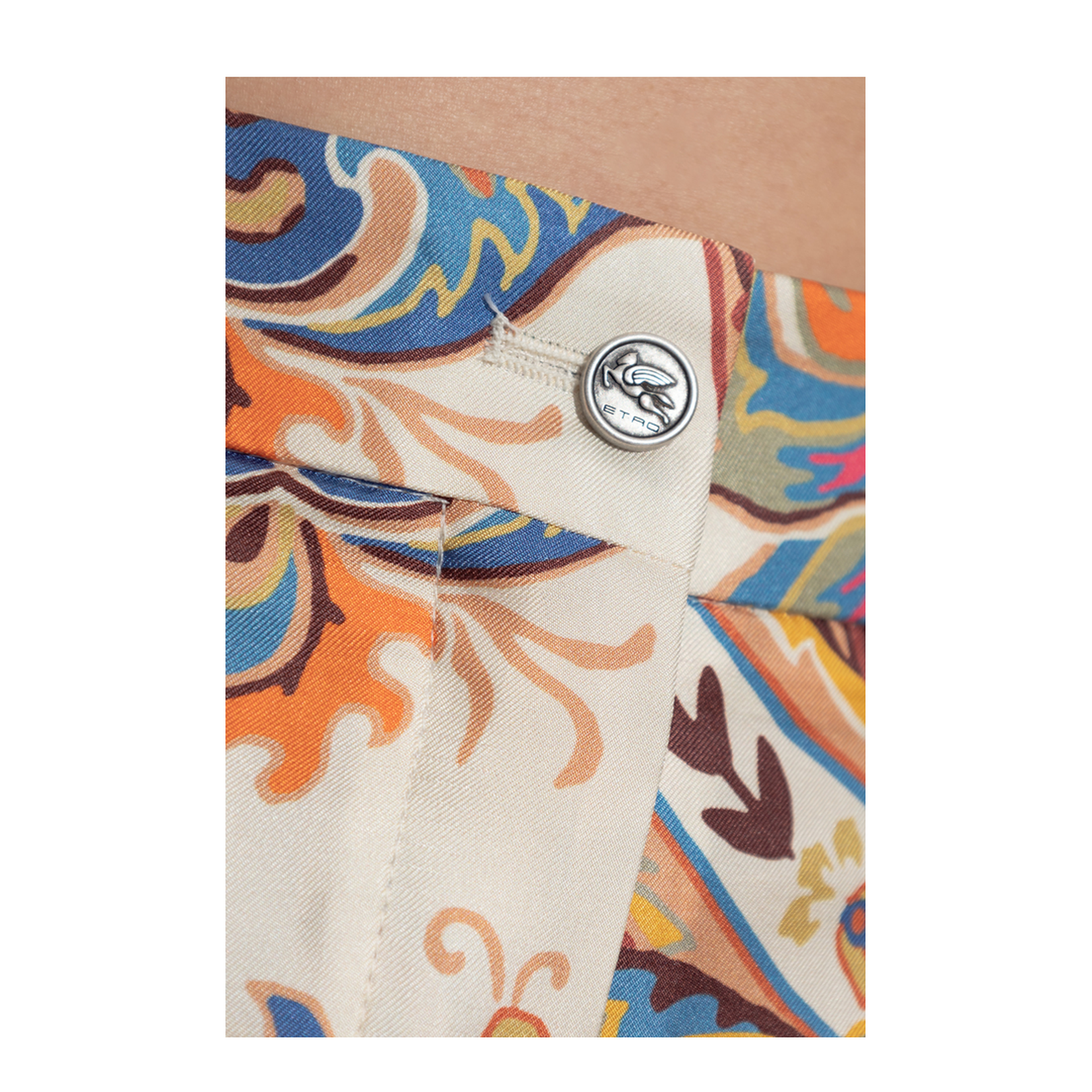 Silk Crease-Front Trousers