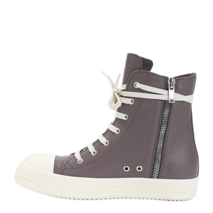MAYFEYR - Rick Owens - Grape Milk Leather Sneakers - RR02F4890LGY8611