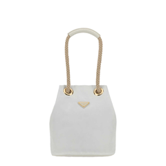 Mariner Small Re-Nylon Bucket Bag - White