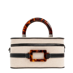 Vanity Belle Vivier Mini Bag Canvas