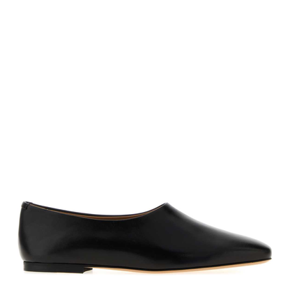 MAYFEYR - Jil Sander - Black Leather Ballerinas - J15WZ0050P7689001