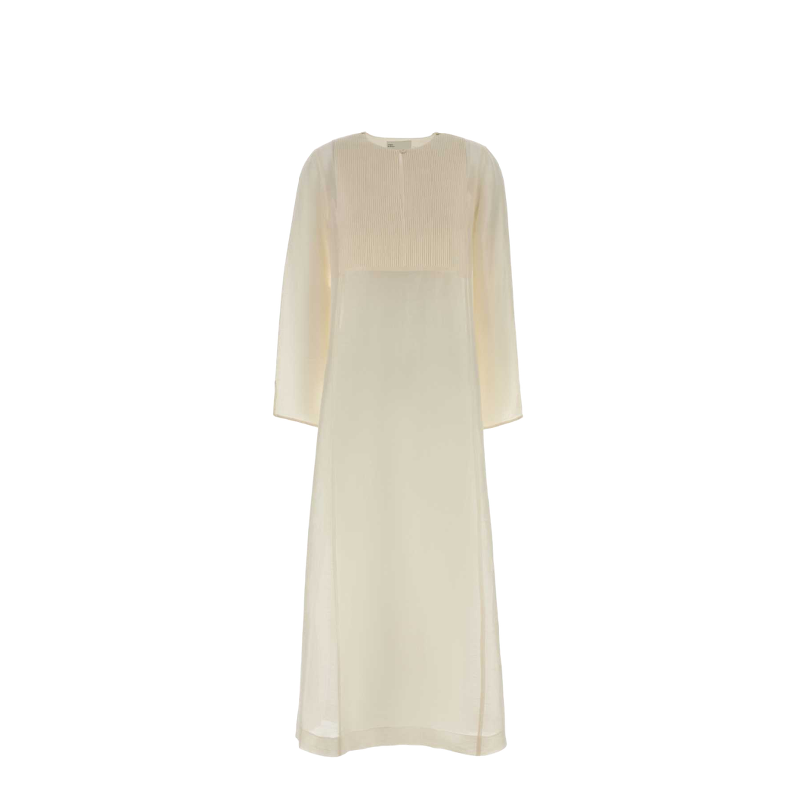 Ivory Linen Blend Caftan