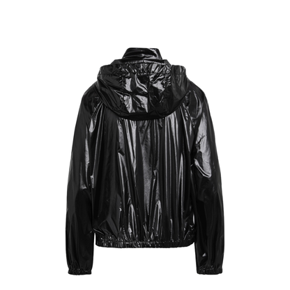 Black Shiny Nylon Jacket