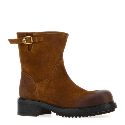 MAYFEYR - Versace - Caramel Suede Ankle Boots - 10247451A180291NK6J
