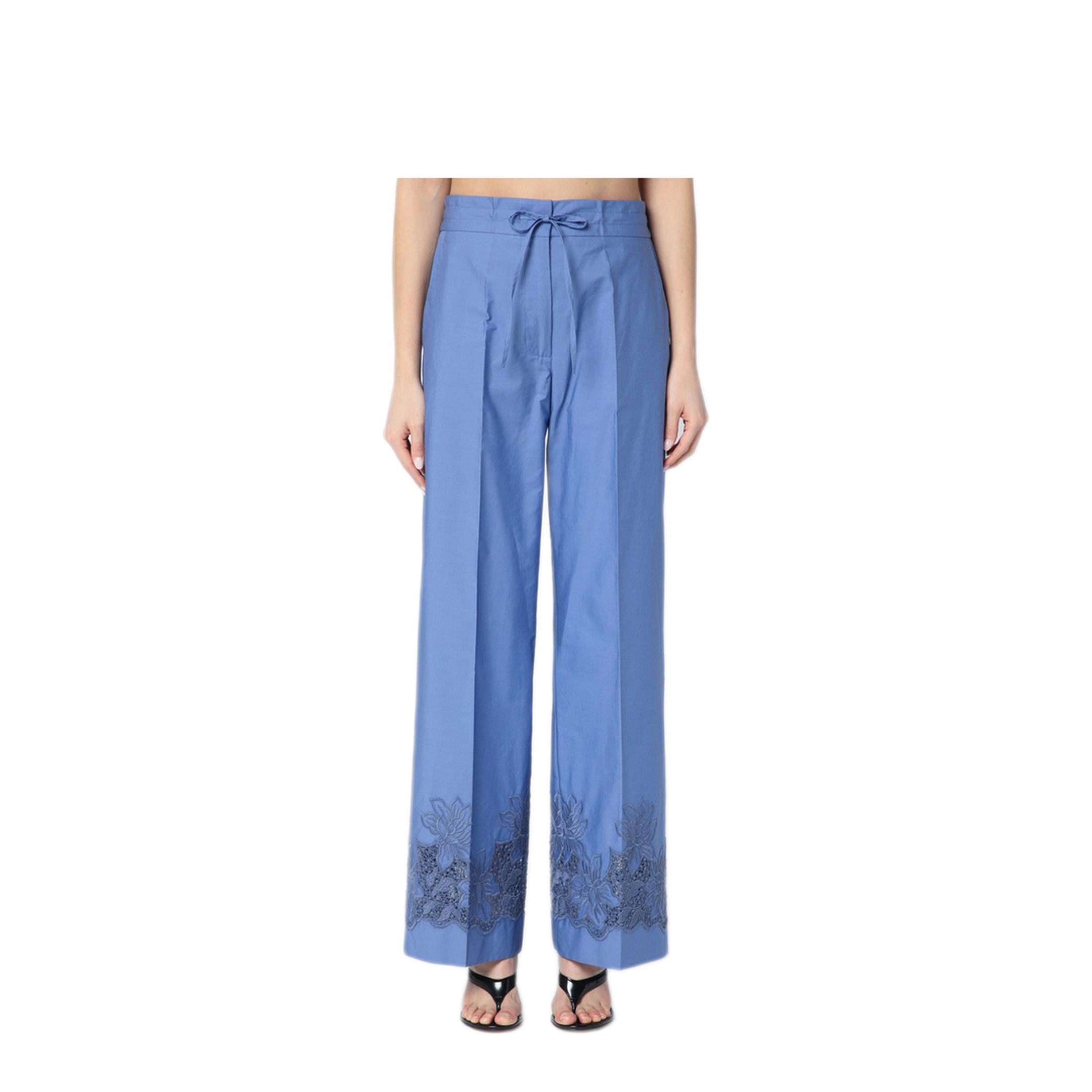 MAYFEYR - Parosh - Embroidered Cotton Pants - D232444CO046