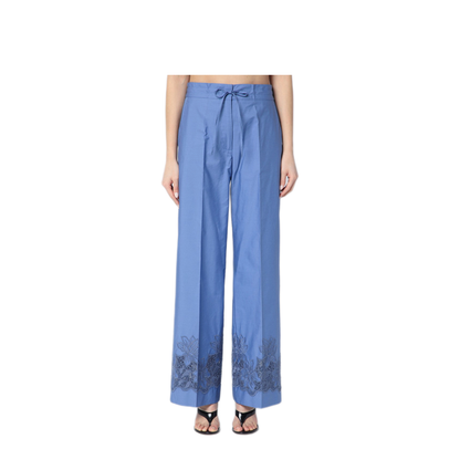 MAYFEYR - Parosh - Embroidered Cotton Pants - D232444CO046