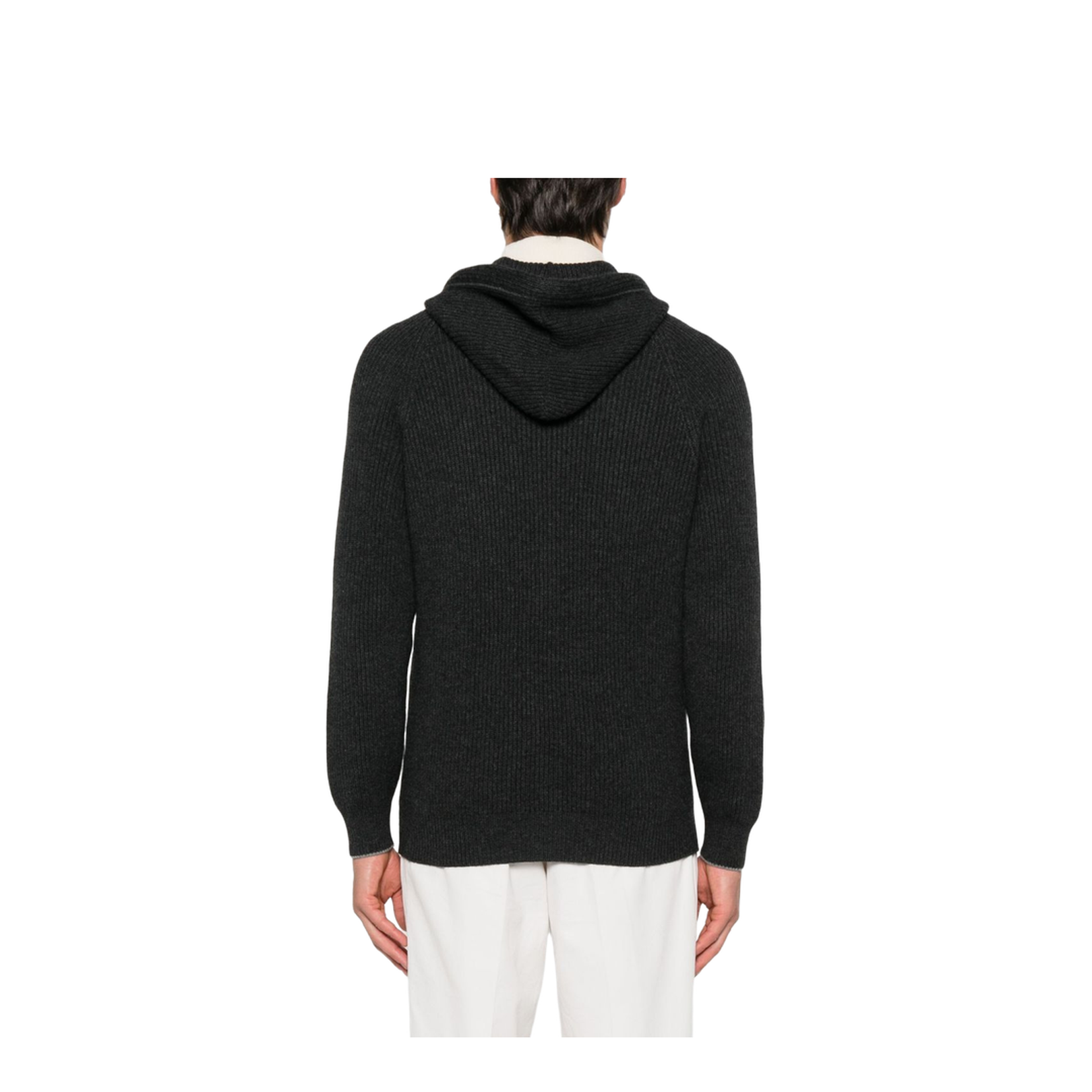 Cashmere Zipped Hoodie