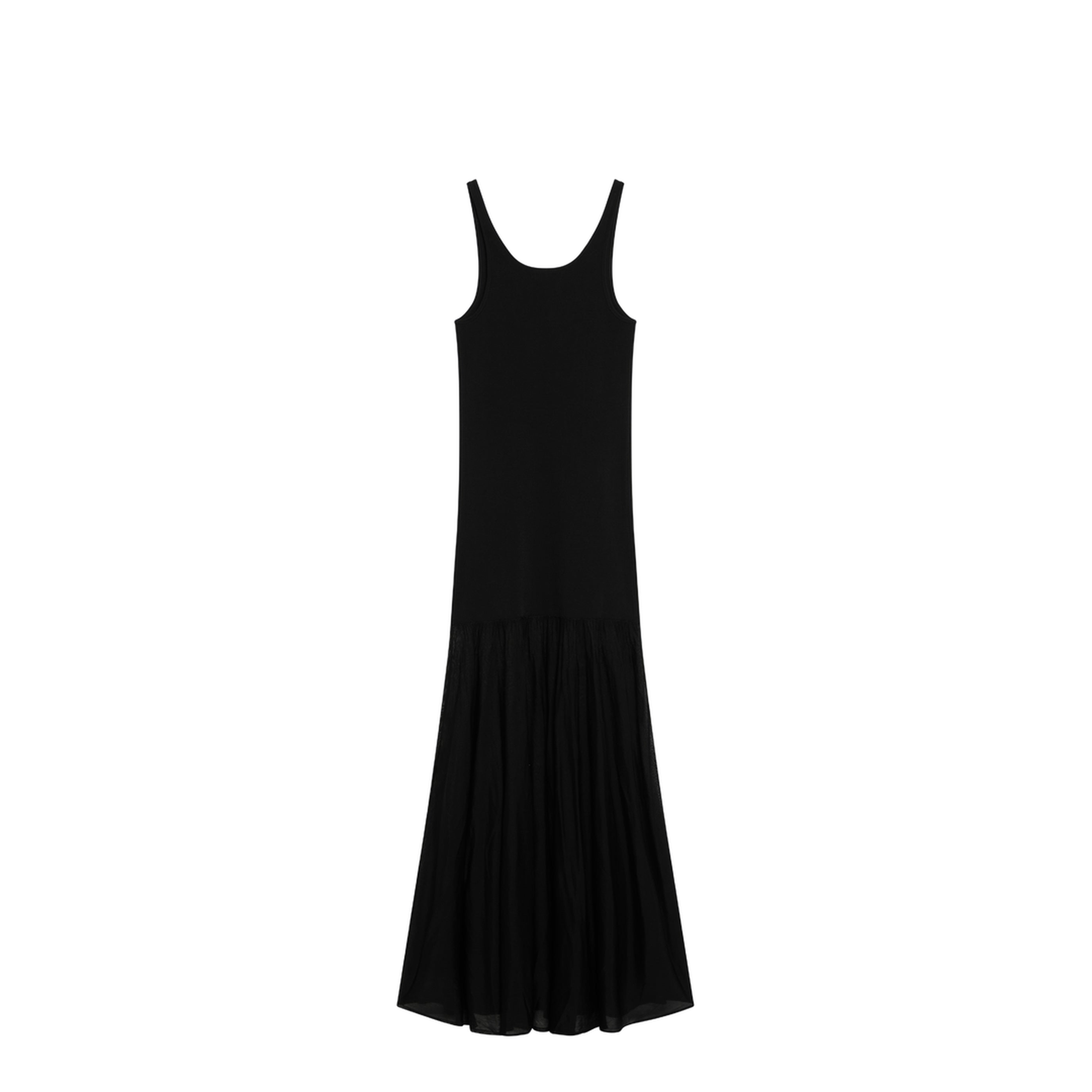 MAYFEYR - Toteme - Black Long Dress In Viscose Knit - 251-WRD0180YA0138001