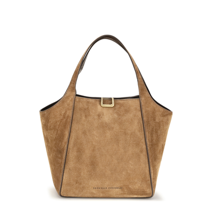 MAYFEYR - Brunello Cucinelli - Small Sartorial Suede Bucket Bag - MBDLB2840