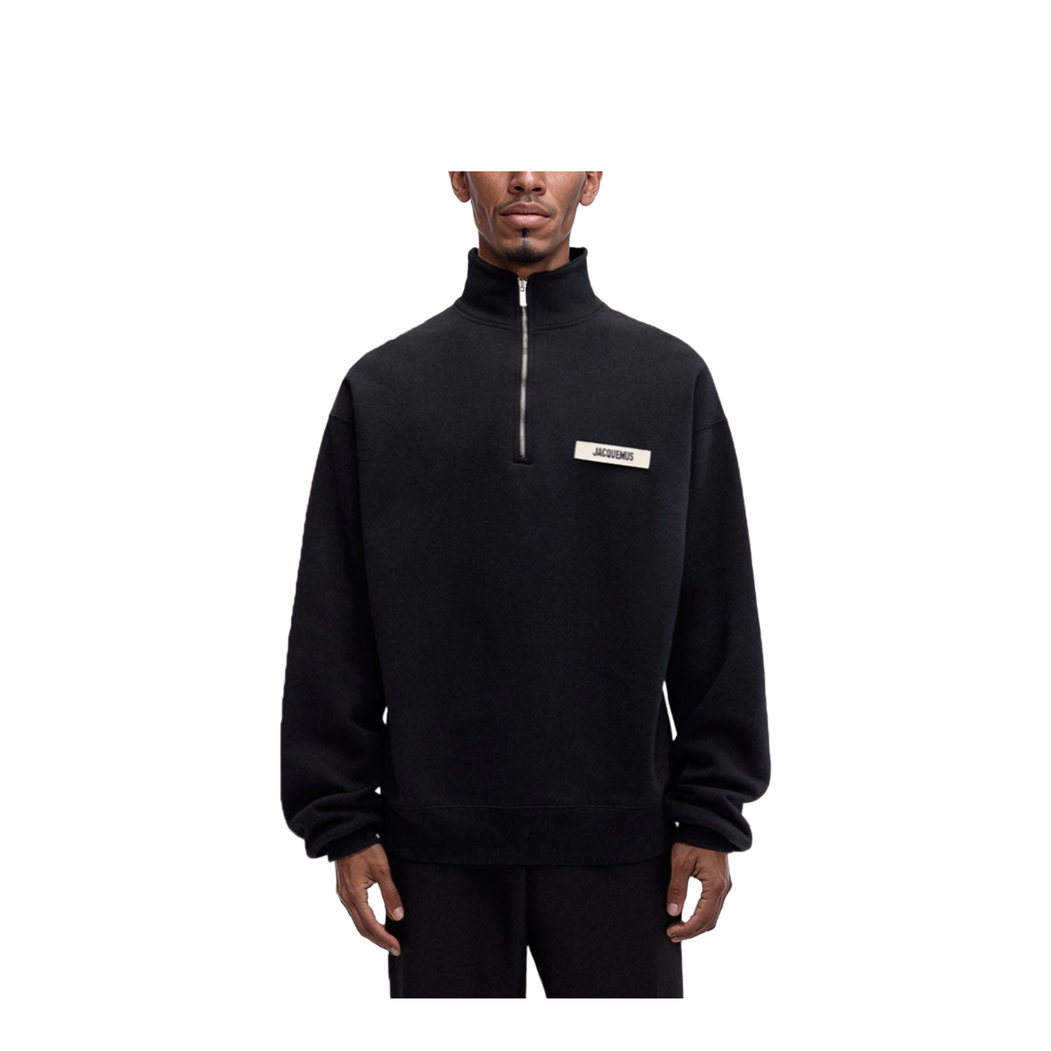 Gros Grain Zipped-Rollneck Sweatshirt
