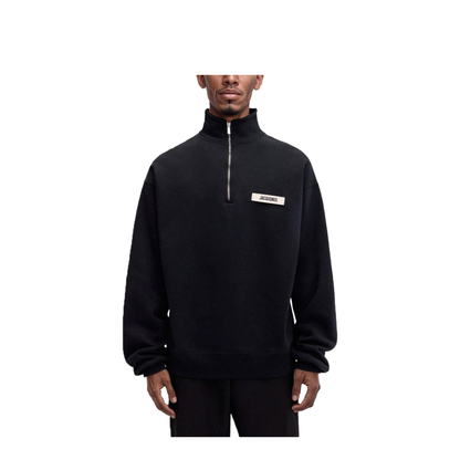 Gros Grain Zipped-Rollneck Sweatshirt