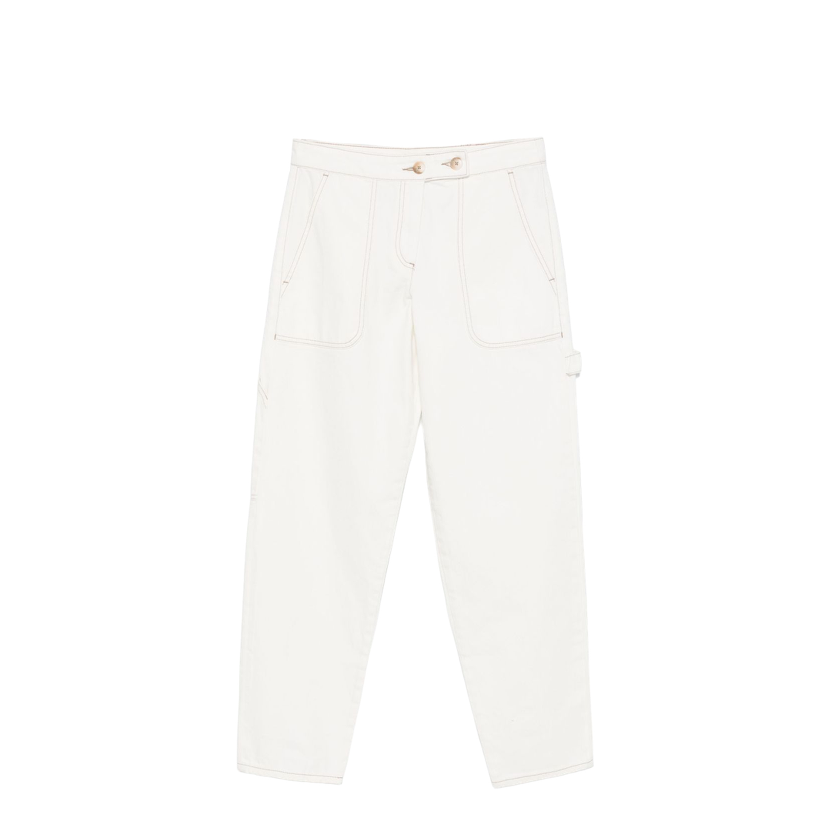 Cotton Trouser with Concealed Fastening
