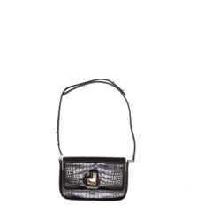 Le Classic Lock Medium Calfskin Tote - Smoked Ebony
