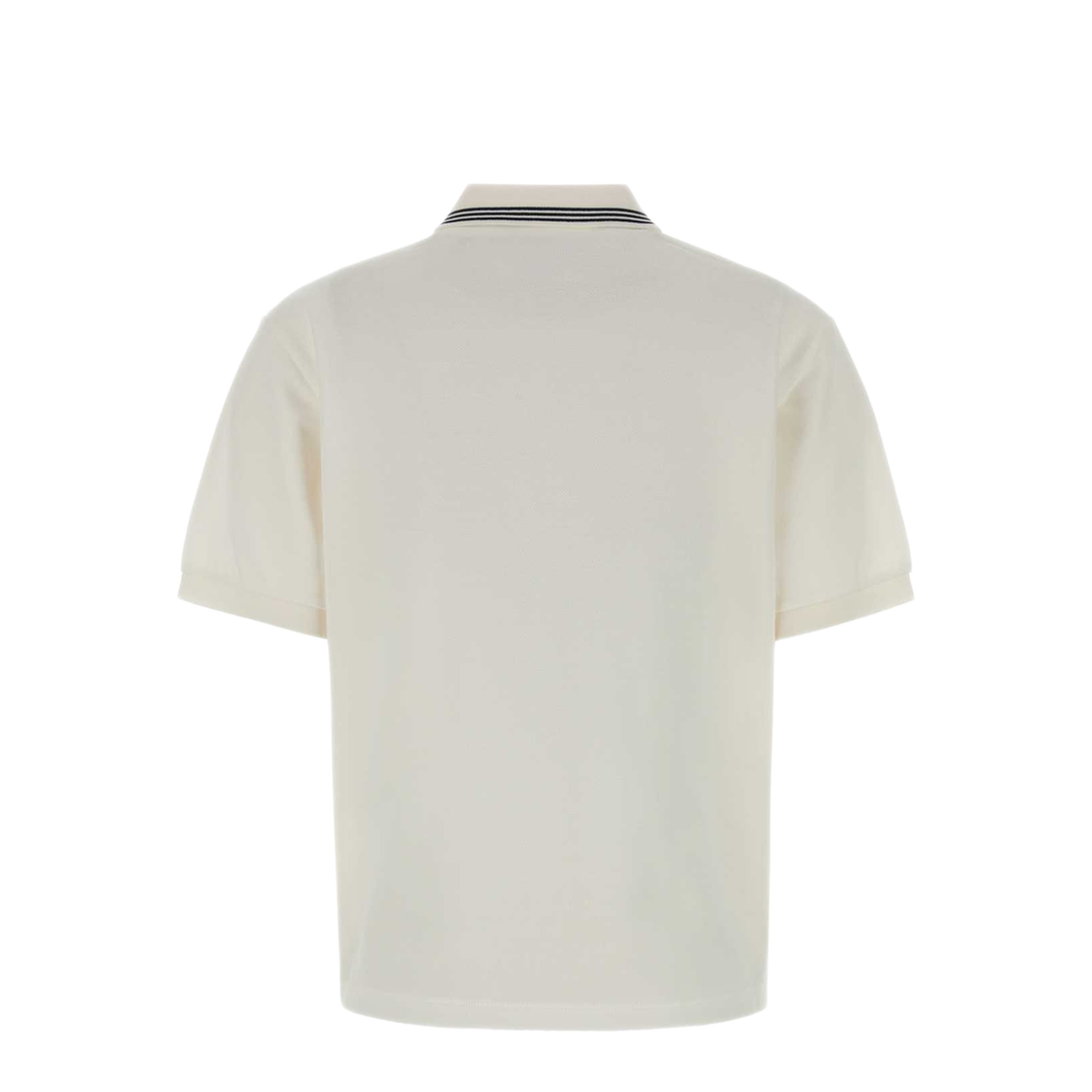 MAYFEYR - Miu Miu - White Piquet Polo Shirt - MJNA03SOOO18ZWF0009