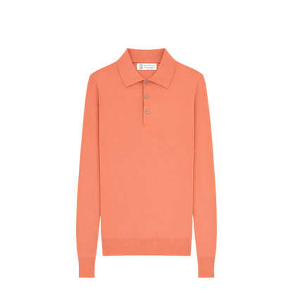 Cotton Knit Polo Shirt