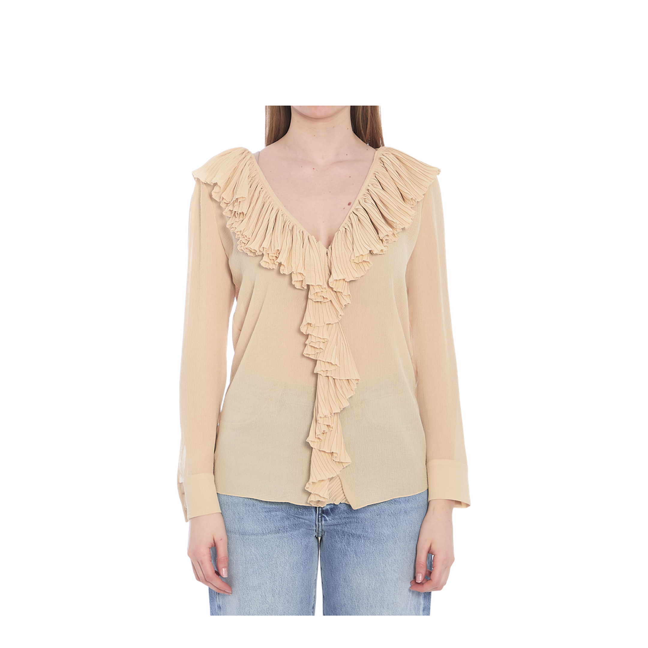 MAYFEYR - Saint Laurent - Ruffled Blouse - 820973Y3K459520