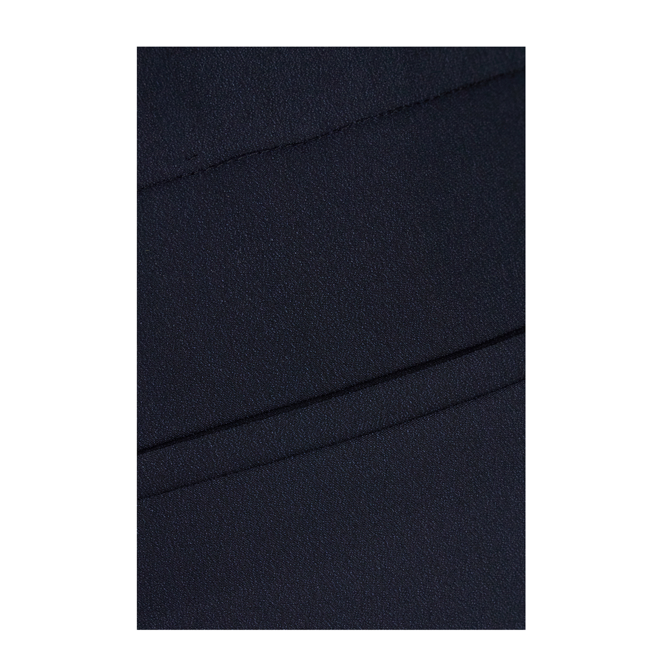 Silk Blend Trousers Dark Blue
