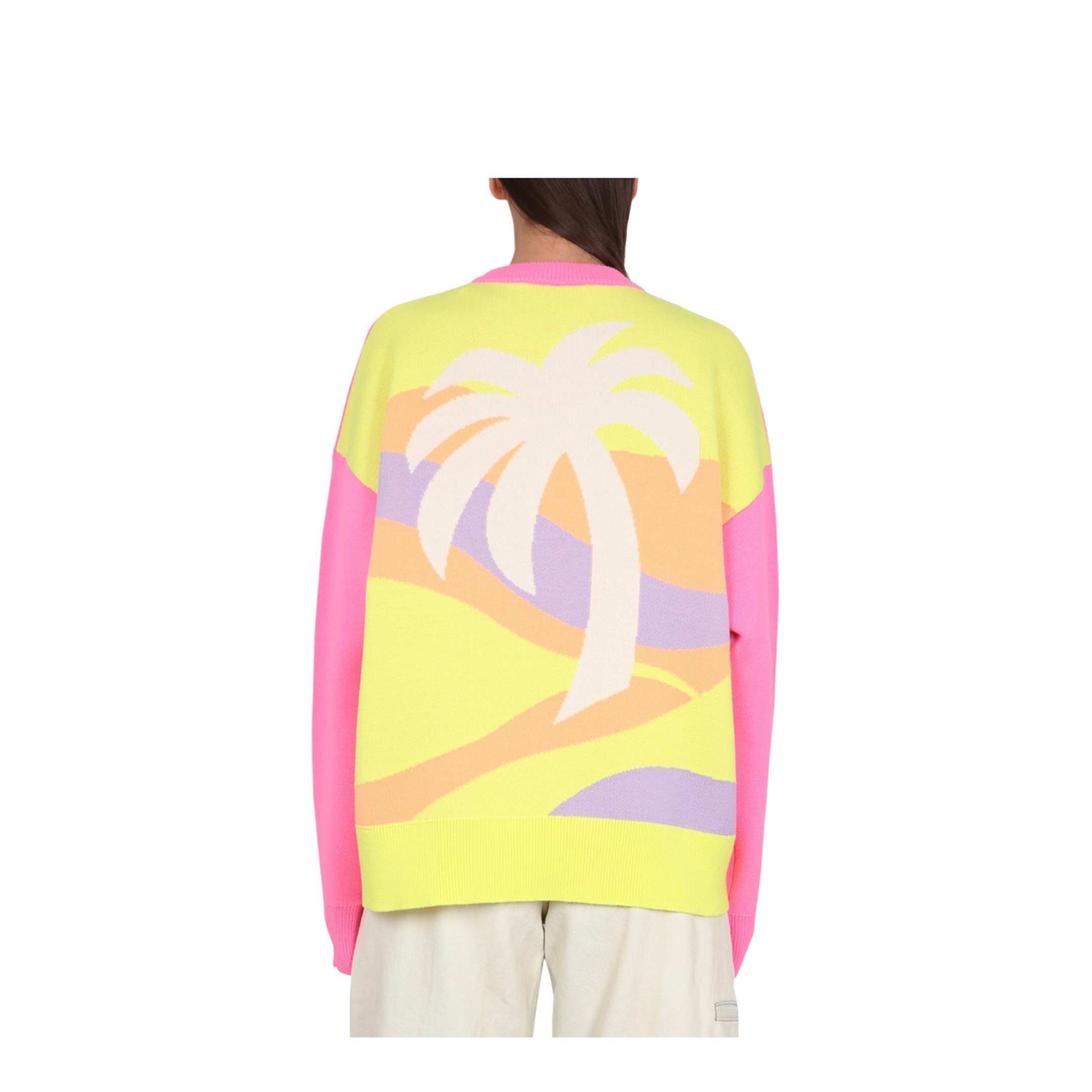 JERSEY WITH PALM MOTIF