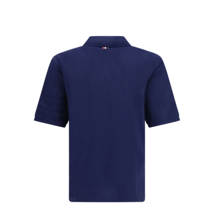 MAYFEYR - Thom Browne - 4 Bar Cotton Jersey Polo - MJP249AJ0276