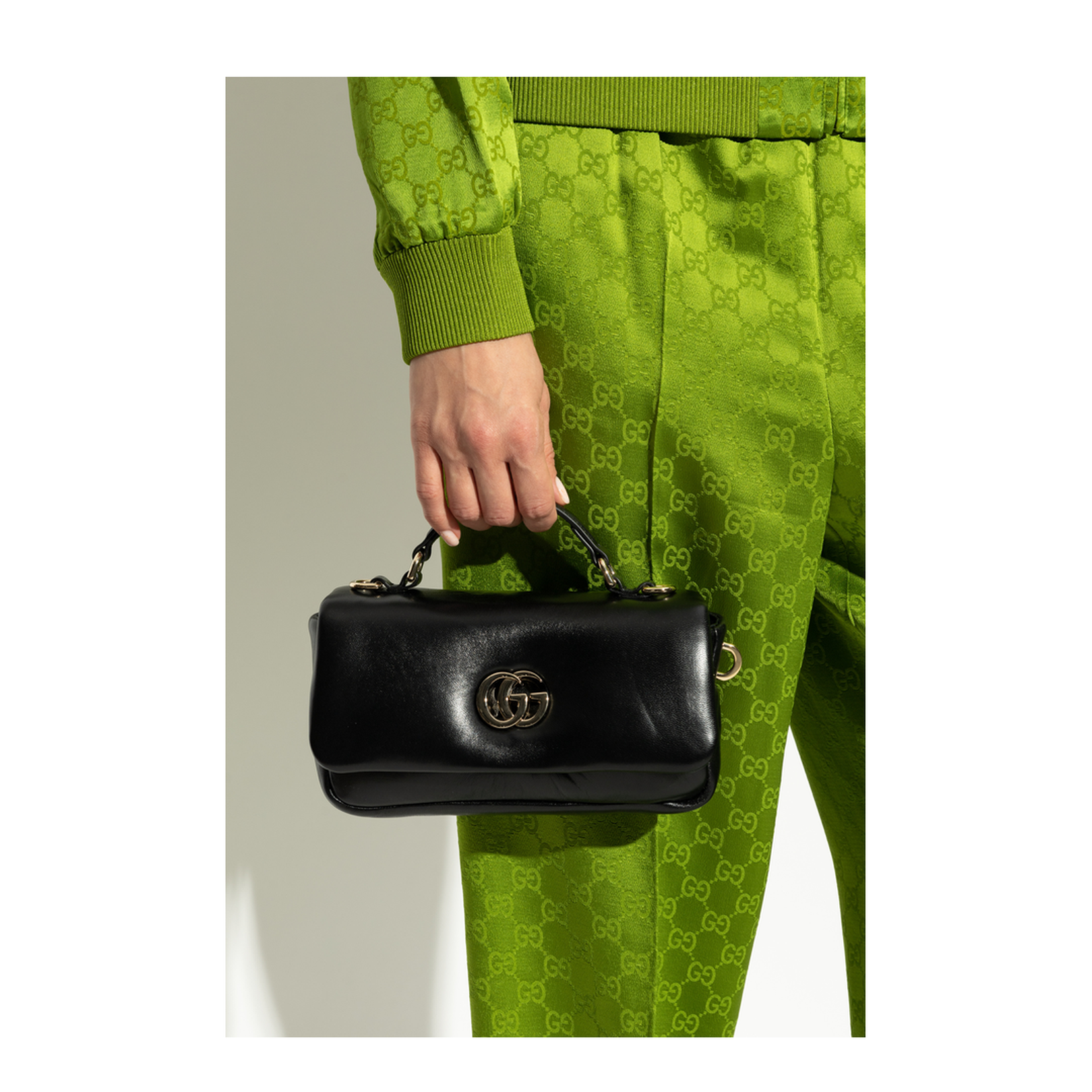 GG Milano Mini Leather Handbags - Black