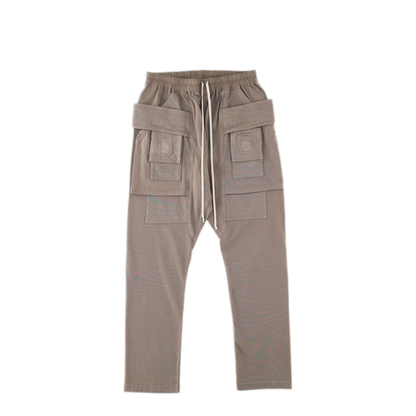 MAYFEYR - Rick Owens - Cotton Trousers Grey - DU02F6376RIG34