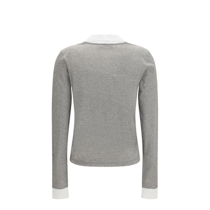 MAYFEYR - Miu Miu - Long-Sleeved Cotton T-Shirt - MJLA57SOOO192Q