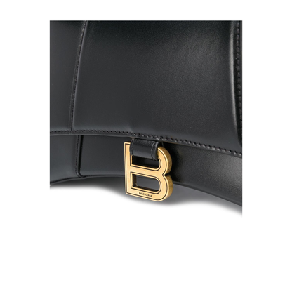 Hourglass Handbag Small in Black