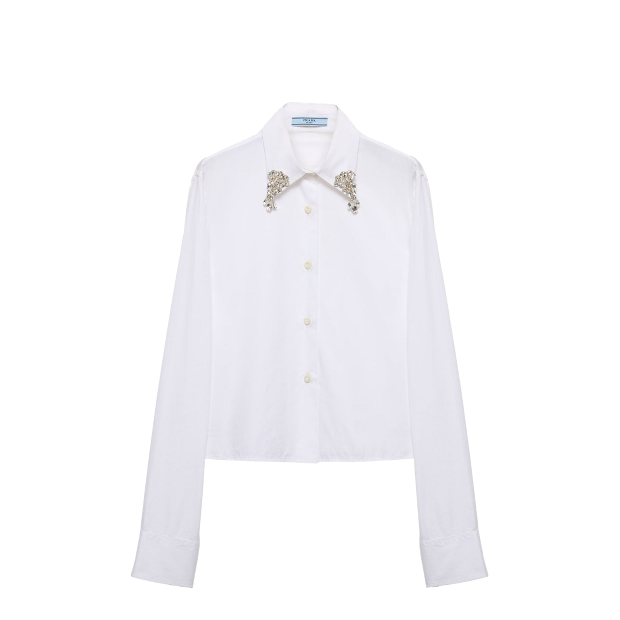 MAYFEYR - Prada - Boxy Shirt In Embroidered Poplin - P472HRSOOO155W