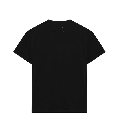Black T-shirt with Distorted Logo