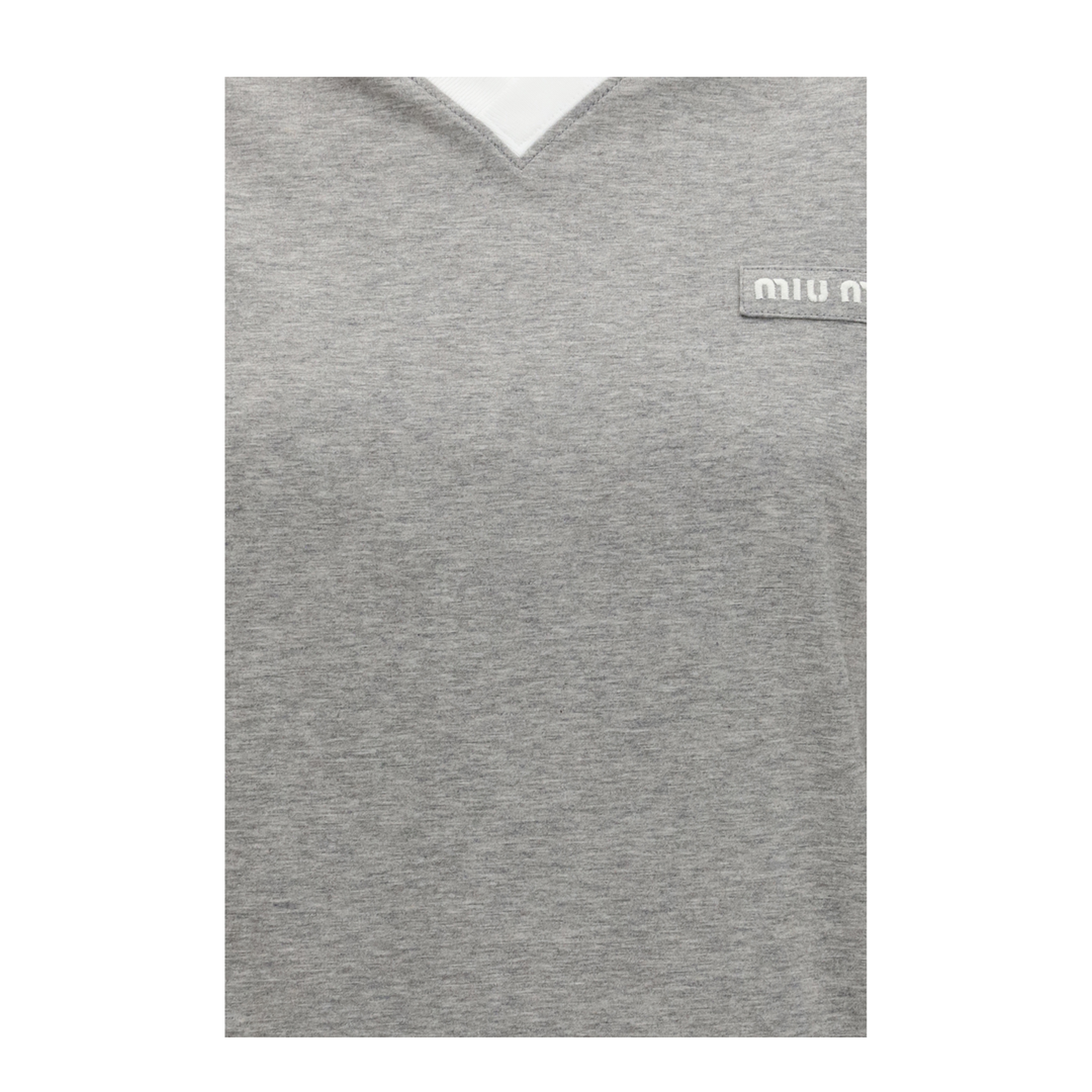 MAYFEYR - Miu Miu - Long-Sleeved Cotton T-Shirt - MJLA57SOOO192Q