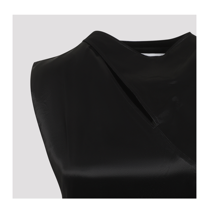 Dress In Black Polyamide Polyester