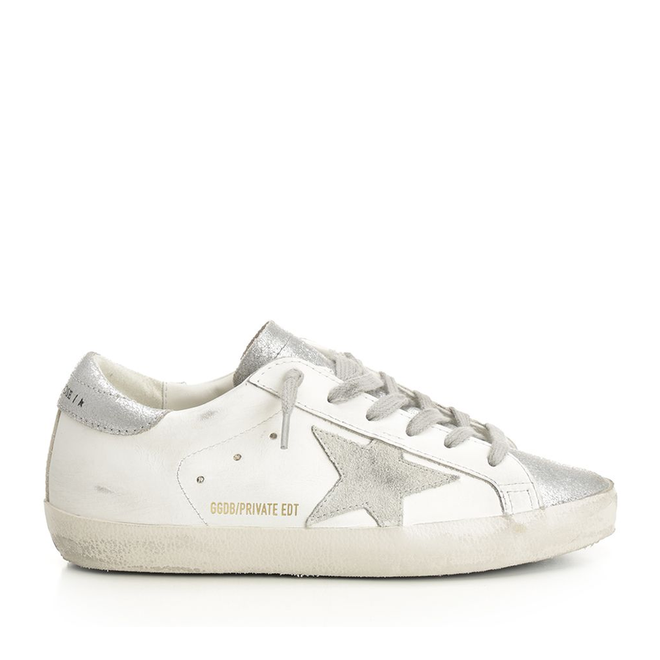 Super-Star Leather Upper and List Suede Star Laminated Suede Toe and Heel