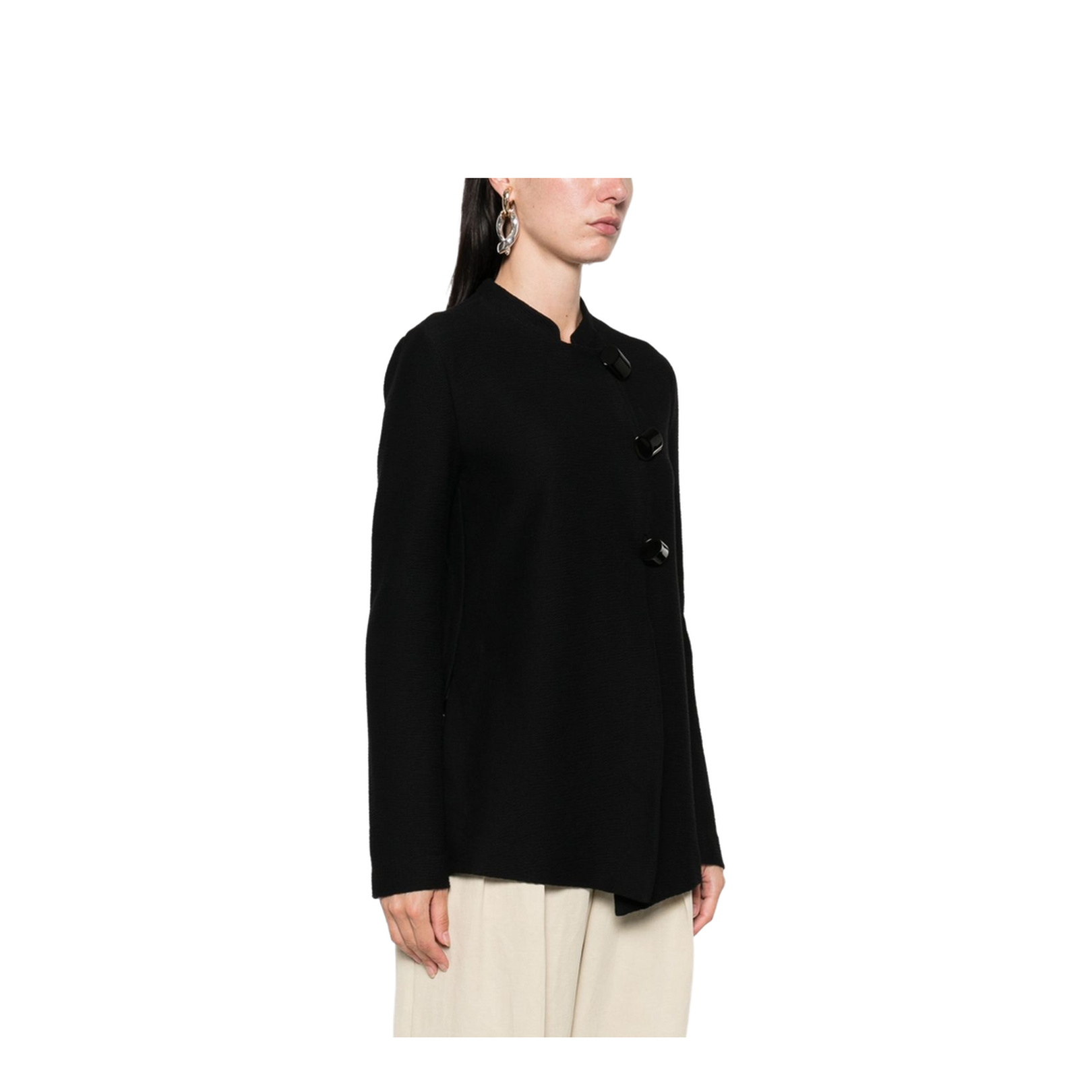 Cotton Single-Breasted Jacket