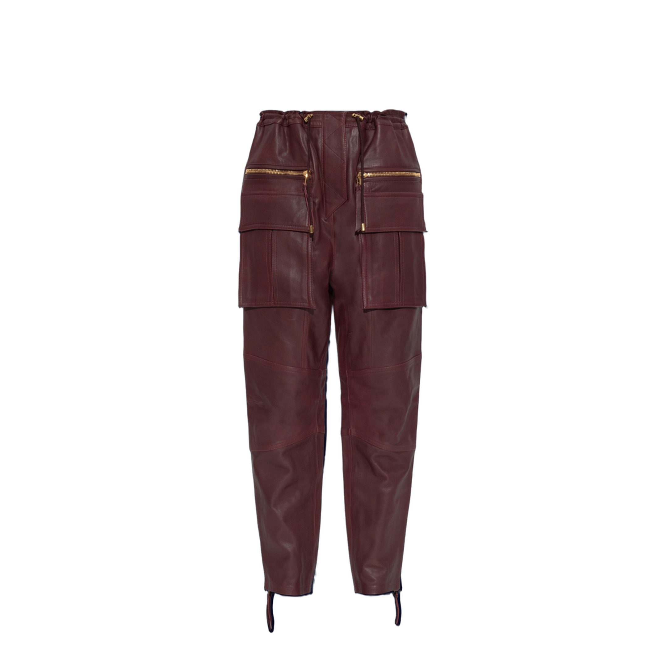 Lambskin Cargo Pants Leather