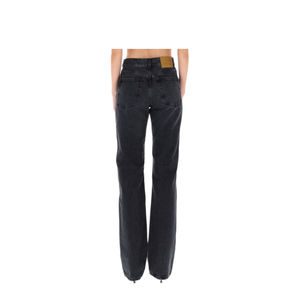MAYFEYR - Haikure - Star Black Denim And Leather Pants - HEW03358DF191L0905