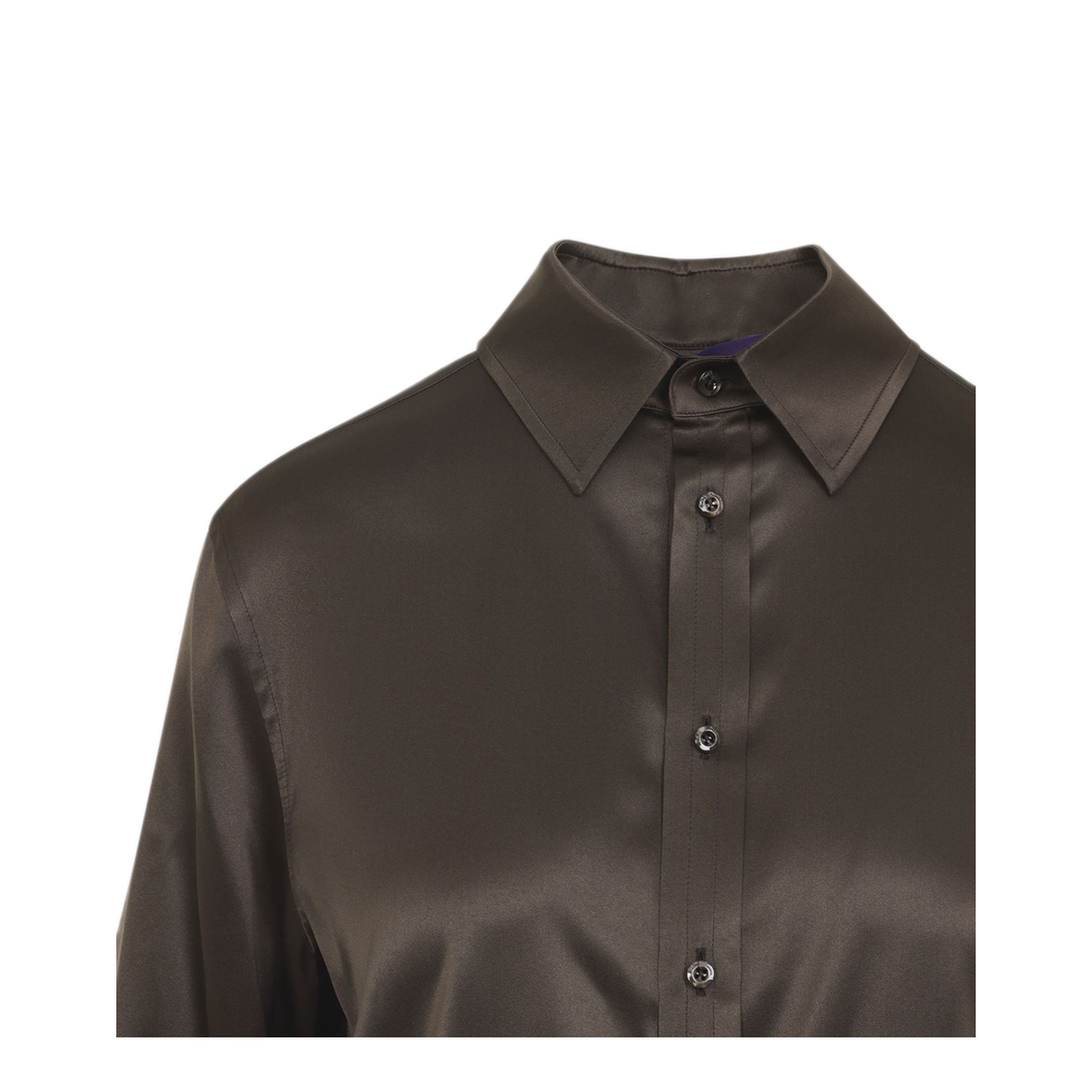 MAYFEYR - RALPH LAUREN COLLECTION - Cameron Silk Shirt - 290P24560500SYCAMORE