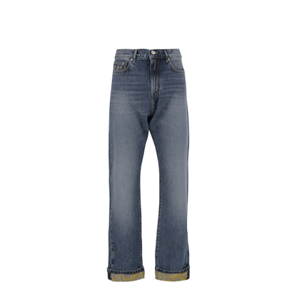 Indigo Blue Cotton Jeans