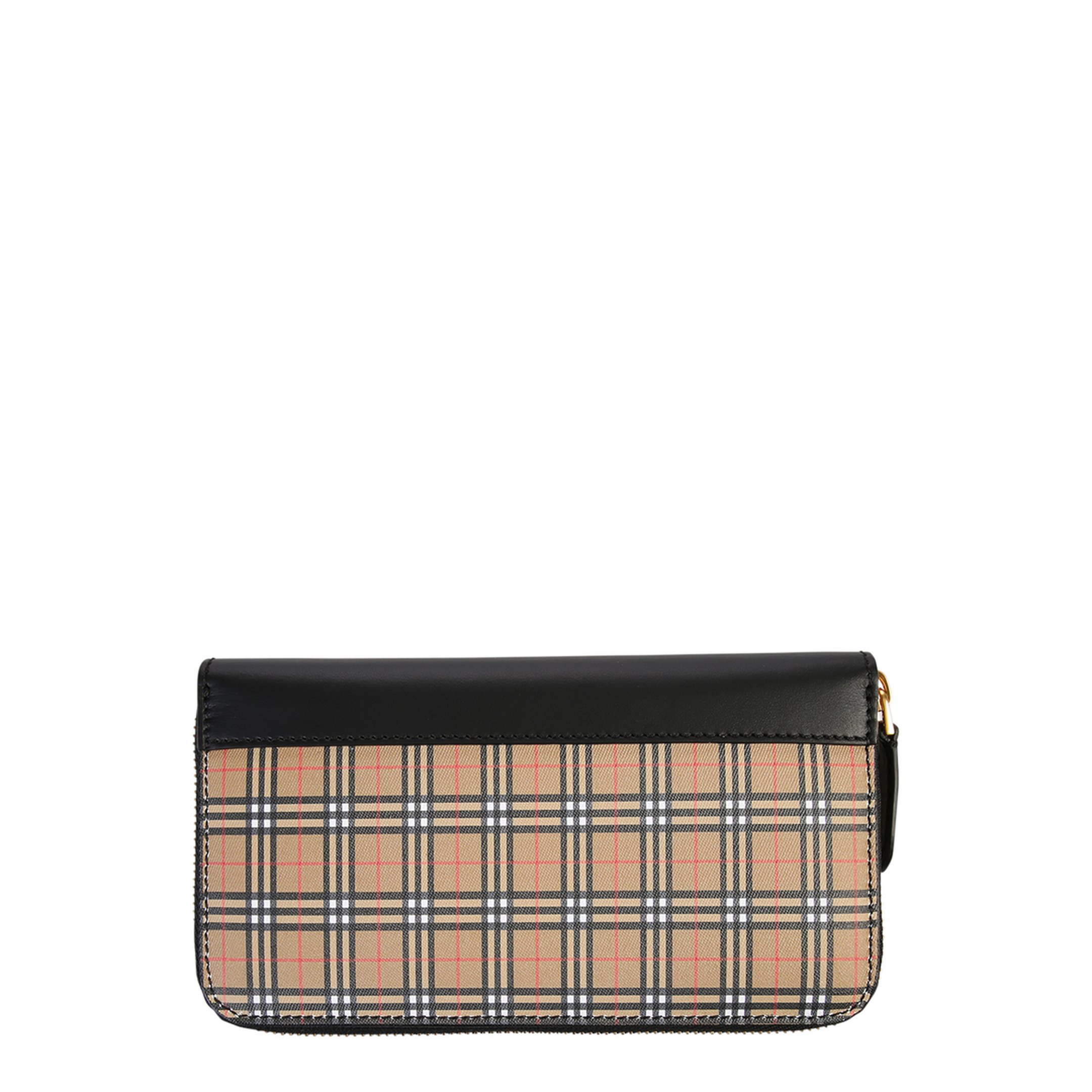 MAYFEYR - Burberry - Leather And Canvas All-Around Zip Wallet - 4077853ACIEB70450