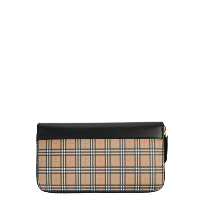 MAYFEYR - Burberry - Leather And Canvas All-Around Zip Wallet - 4077853ACIEB70450