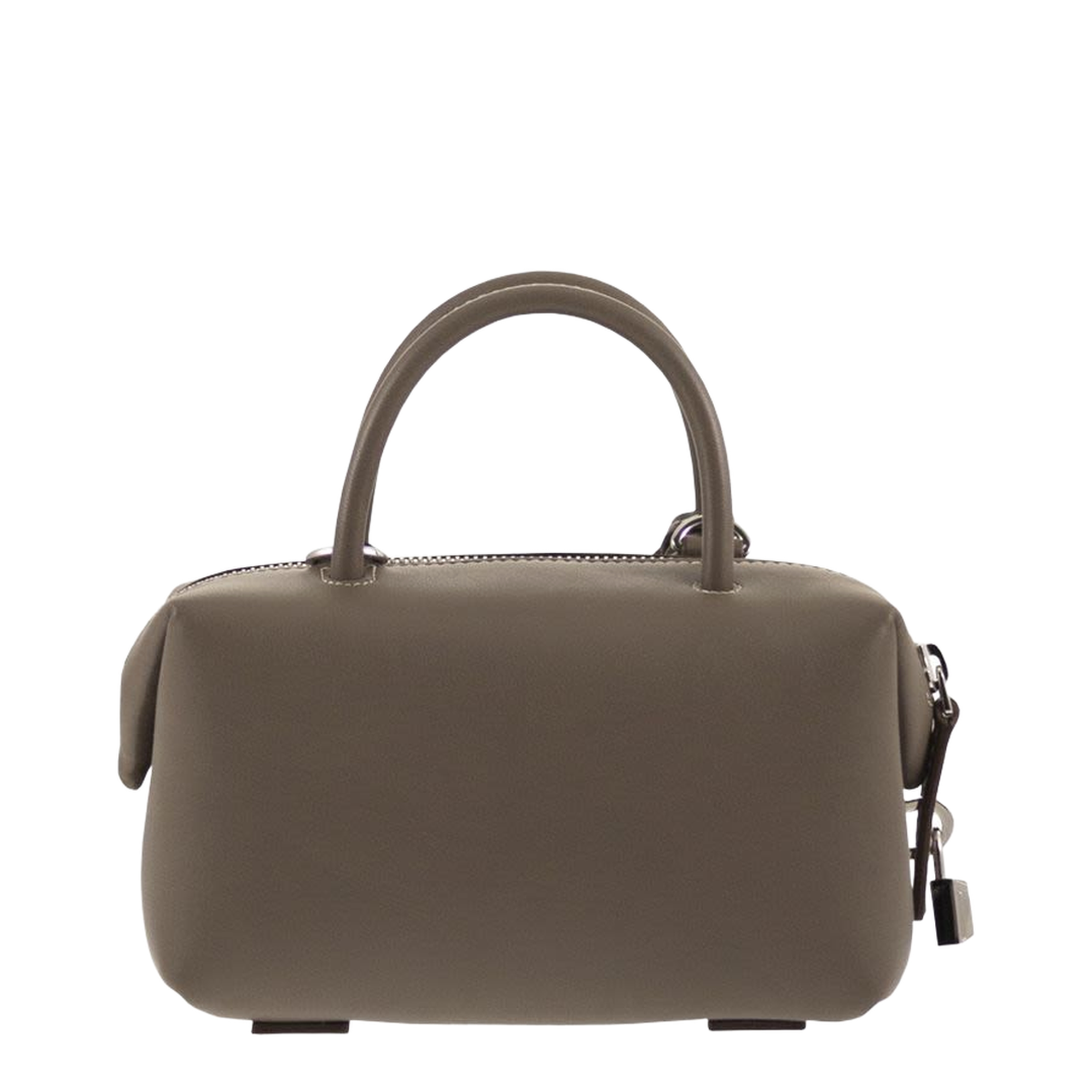 Small Natural Leather Satchel