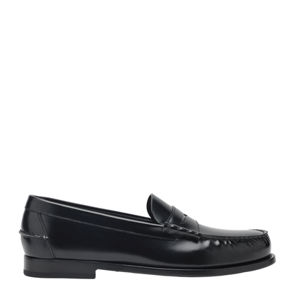 Classic Black Leather Loafer