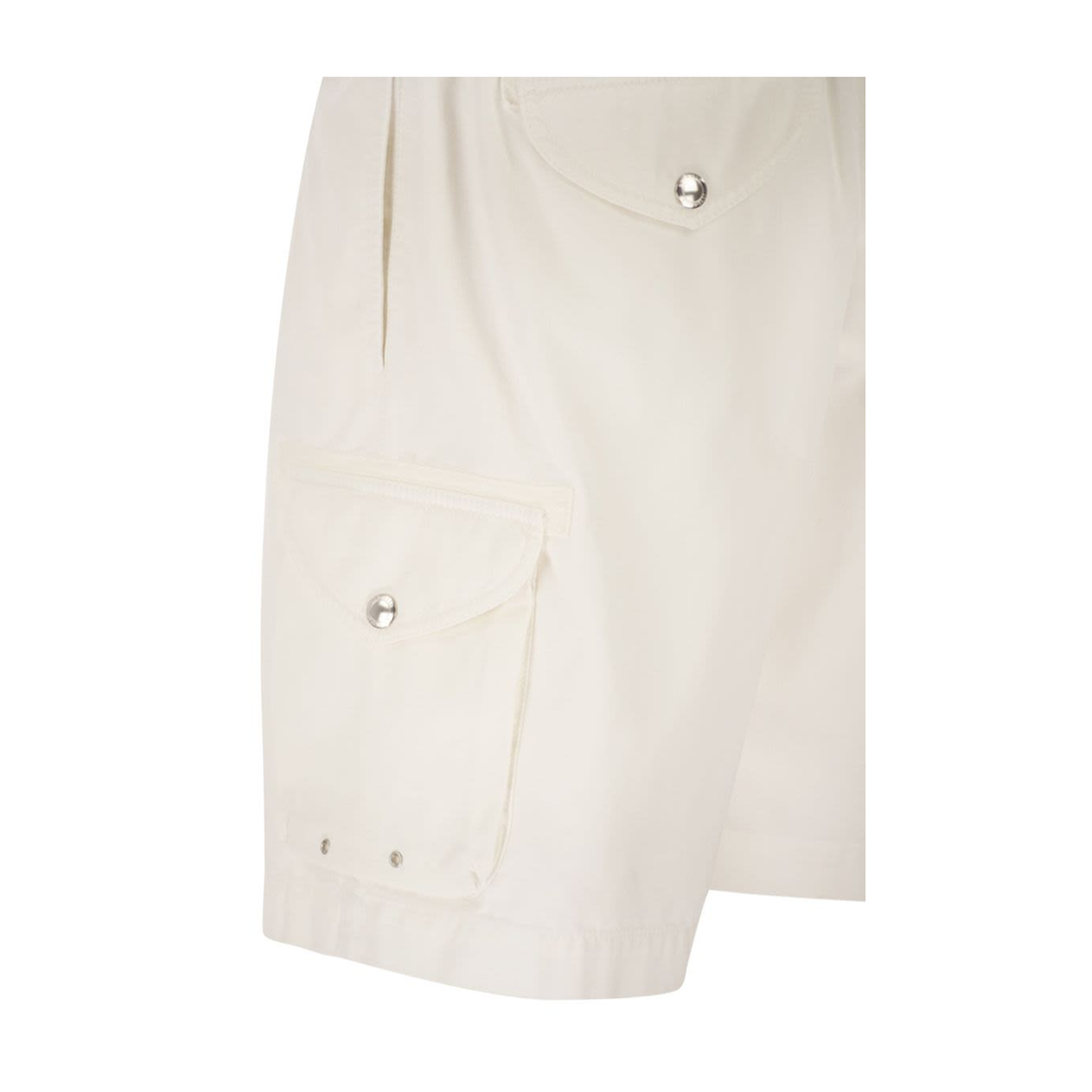 Drawstring Cotton Cargo Shorts