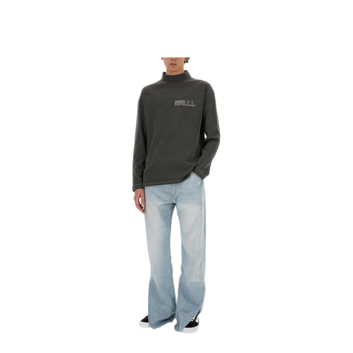 MAYFEYR - ERL - T Shirt With Print - ERL08T010BLACK