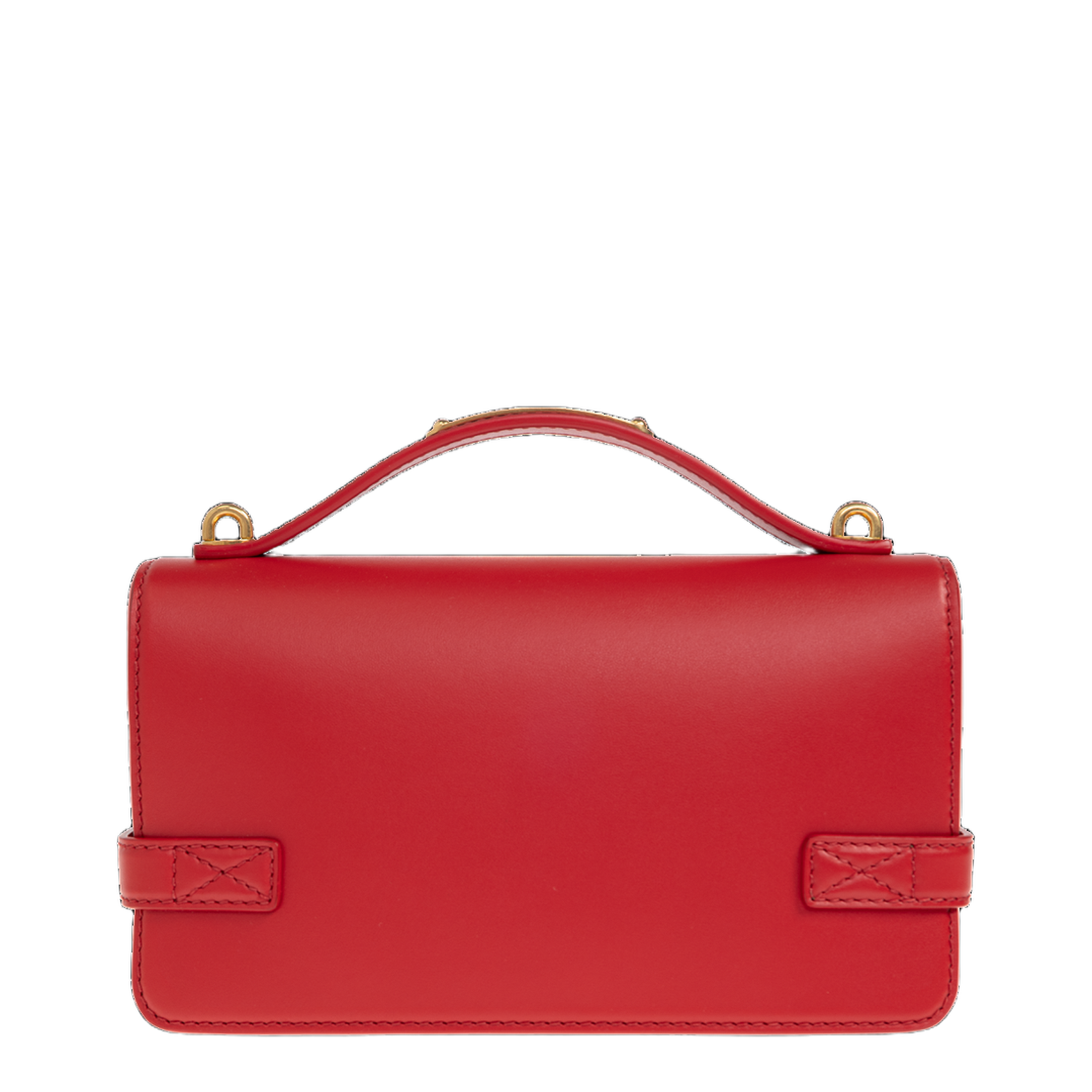 B-Buzz 24 Smooth Leather Handbag - Rouge