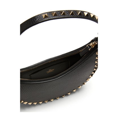 Rockstud Mini Leather Hobo Bag